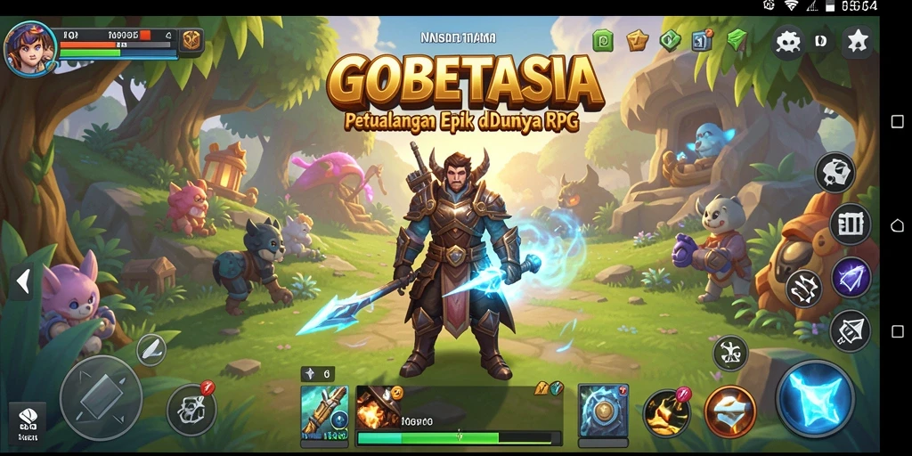 Gameplay seru GOBETASIA di dunia RPG yang memukau.