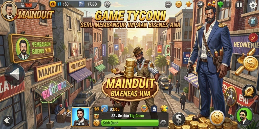 Tampilan gameplay MAINDUIT yang menarik dan interaktif.