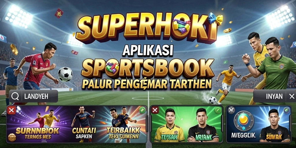 Tampilan gameplay aplikasi Sportsbook SUPERHOKI yang menarik dan interaktif.